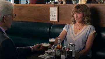 Bsbee Torres Shirt worn by Mona Margadoff (Mary Steenburgen) as seen in A Man on the Inside (S02E08)