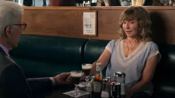 Bsbee Torres Shirt worn by Mona Margadoff (Mary Steenburgen) as seen in A Man on the Inside (S02E08)