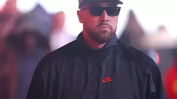 Travis Kelce Black Flight Tracksuit Limited Edition in That time Chris Jones dick was too big for the NFL Combine
