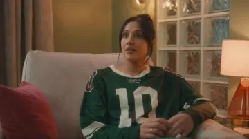 Pull and Bear Green Jersey Top worn by Cherry (Taj Atwal) as seen in Daddy Issues (S02E04)