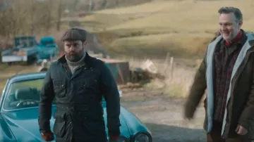 Barbour International Nato Setup Black worn by Derek (David Fynn) as seen in Daddy Issues (S02E04)