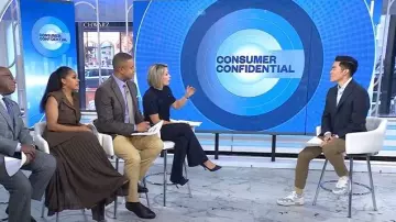 Nike x Patta Air Max 1 Waves White Sneakers worn by Brian Cheung as seen in Today on November 24, 2025