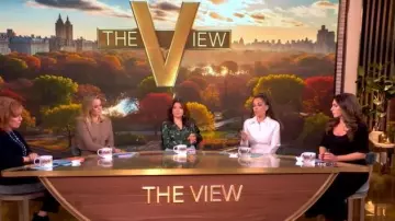 Sea Ruby Midi Dress worn by Alyssa Farah Griffin as seen in The View on November 24, 2025