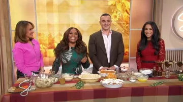 Vestido de Alexis Kharis llevado por Marion Scotto visto en Sherri el 24 de noviembre de 2025