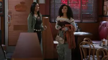 Fashion Nova Sticking With It Stretch Straight Leg Jeans worn by Eva Thomas (Ambyr Michelle) as seen in Beyond the Gates (S01E165)