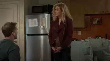 Paige Fia Blouse worn by Jan Morgan (Jerri Tubbs) as seen in Beyond the Gates (S01E165)