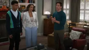 Brooks Brothers Cabana Cardigan worn by Tyrell Richardson (Jaden Lucas Miller) as seen in Beyond the Gates (S01E168)