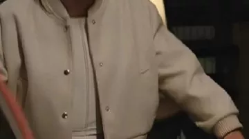 Letterman Jacket worn by Zen (Rosa Salazar) in Film Play Dirty 2025