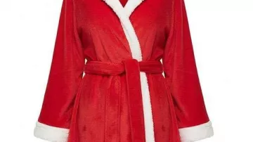 Women Christmas Hooded Robe worn by Santa Claus in Lady's Carnival Party Hooded Winter Christmas Cosplay Costumes Santa Claus Cloak Women Sexy Christma