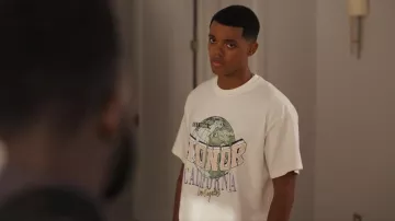 Honor The Gift Honor California T Shirt worn by Will Smith (Jabari Banks) as seen in Bel-Air (S04E02)
