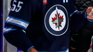 Mark Scheifele Winnipeg Jets Logo Jersey worn by Mark Scheifele in This was heartbreaking to watch