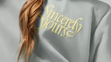 Salish Matter Sincerely Yours The Holiday Star Hoodie worn by Stephen Richards in Salishs new hoodie brand ????@salishmatter