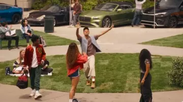 Dickies Zip Front Denim Vest worn by Will Smith (Jabari Banks) as seen in Bel-Air (S04E02)