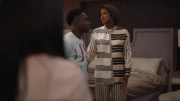 L'Academie The Rosie Pant worn by Vivian Banks (Cassandra Freeman) as seen in Bel-Air (S04E03)