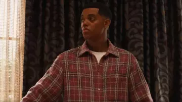 Golden Goose Adamo Shirt worn by Will Smith (Jabari Banks) as seen in Bel-Air (S04E03)