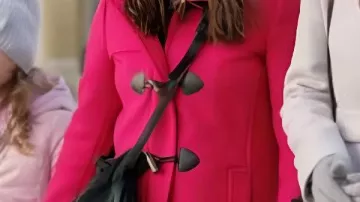 Red Coat worn by (Allegra Tinnefeld) in Christmas in Vienna