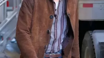 Brown Jacket worn by Bob Dylan (Timothée Chalamet) in A Complete Unknown