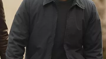 Blue Jacket worn by Dan Morgan (Mark Wahlberg) in The Family Plan