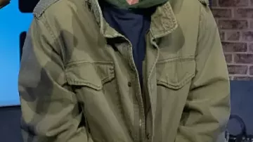 Green Jacket worn by Brandi Carlile in Billie Eilish “When the Party’s Over” Live on the Howard Stern Show