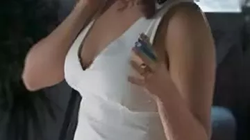 White Palm Print Mini Dress worn by (Ally Harris) in Home And Away 2025