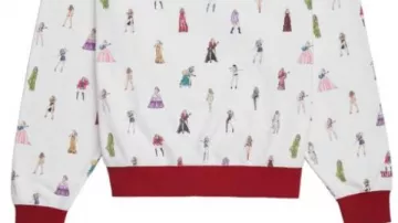 The Eras Tour Crewneck Sweatshirt worn by Taylor Swift in ERAS TOUR merch sizing review #shorts