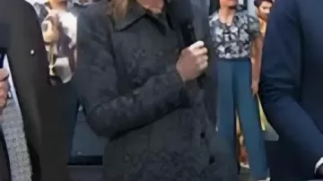 Paisley Print Coat worn by Savannah Guthrie in The Today Show 2025