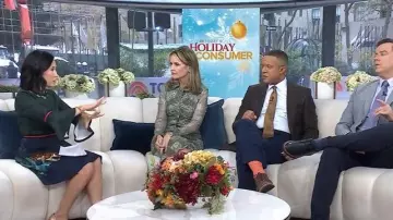 Minivestido floral de Ted Baker Emileen llevado por Vicky Nguyen visto en Today on 25 November 2025