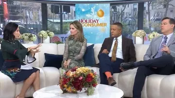 Ramy Brook Wyatt Dress worn by Savannah Guthrie as seen in Today on November 25, 2025