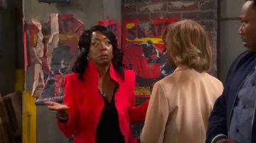 Zadig & Voltaire Christy Diamante Silk Camisole worn by Tina Butler (Tichina Arnold) as seen in The Neighborhood (S08E06)