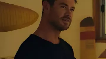 Chris Hemsworth A Road Trip Black Shirt worn by Self (Chris Hemsworth) as seen in Chris Hemsworth: A Road Trip to Remember