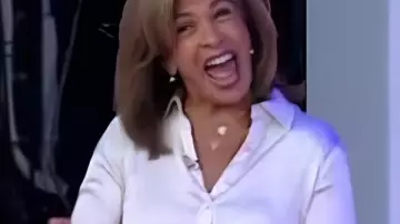 Today Show 2025 Hoda Kotb Fringe Shirt worn by Hoda Kotb as seen in Today