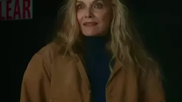 Oh. What. Fun. Michelle Pfeiffer Brown Jacket