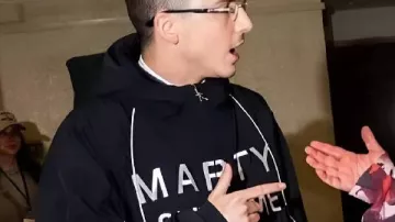 Marty Supreme 2025 Black Jacket worn by Marty (Timothée Chalamet) in Marty Supreme