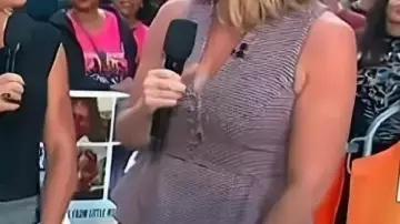 Houndstooth Peplum Top worn by Jenna Bush Hager in The Today Show 2025