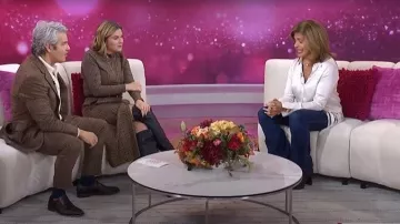 Veronica Beard Maxine Plaid Maxi Skirt worn by Jenna Bush Hager as seen in Today with Jenna & Friends on November 25, 2025