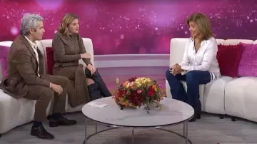 Veronica Beard Maxine Plaid Maxi Skirt worn by Jenna Bush Hager as seen in Today with Jenna & Friends on November 25, 2025