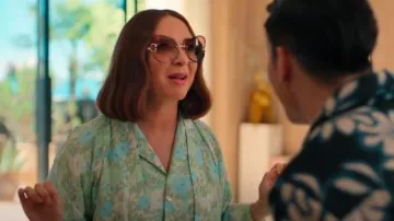 Lanvin Butterfly Sunglasses worn by Molly Novak (Maya Rudolph) as seen in Loot (S03E08)