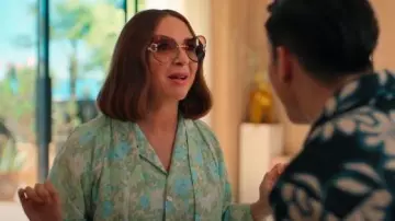 Lanvin Butterfly Sunglasses worn by Molly Novak (Maya Rudolph) as seen in Loot (S03E08)