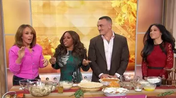 Balenciaga Fluffy Cardigan worn by Rosanna Scotto as seen in Sherri on  November 25, 2025