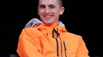 Marty Supreme Orange Tracksuit worn by Marty (Timothée Chalamet) in Marty Supreme
