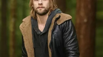 Breaking Dawn Part 2 Alistair Black Leather Coat