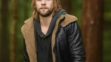 Breaking Dawn Part 2 Alistair Black Leather Coat