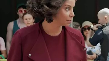 Boston Blue S01 Mae Silver Maroon Jacket