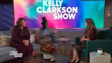 Zara Wool Blend Short Dress worn by Leora as seen in The Kelly Clarkson Show on  November 25, 2025