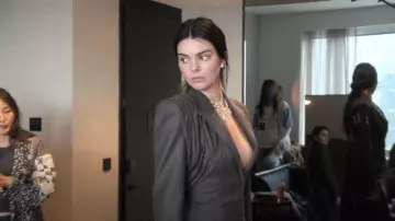 Custom Torishéju worn by Kendall Jenner as seen in The Kardashians (S07E06)