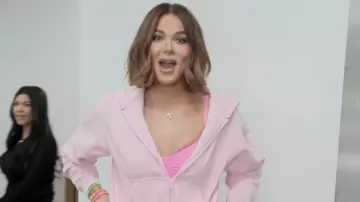 Skims Seamless Sculpt Thong Bodysuit worn by Khloé Kardashian as seen in The Kardashians (S07E06)