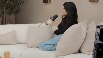 Levi's Ribcage Wide Leg Jeans worn by Kourtney Kardashian as seen in The Kardashians (S07E06)