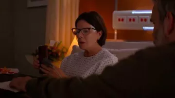 Gucci® GG1012O worn by Christie Holman (Marcia Gay Harden) as seen in Murder in a Small Town (S02E09)