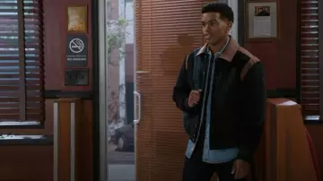 Krost Varsity Jacket worn by Jaden Lucas Miller as seen in Beyond the Gates (S01E174)