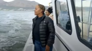 The North Face Classic Down Womens Hooded Jacket worn by Selena Martin as seen in Tiffany Haddish Goes Off (S01E01)